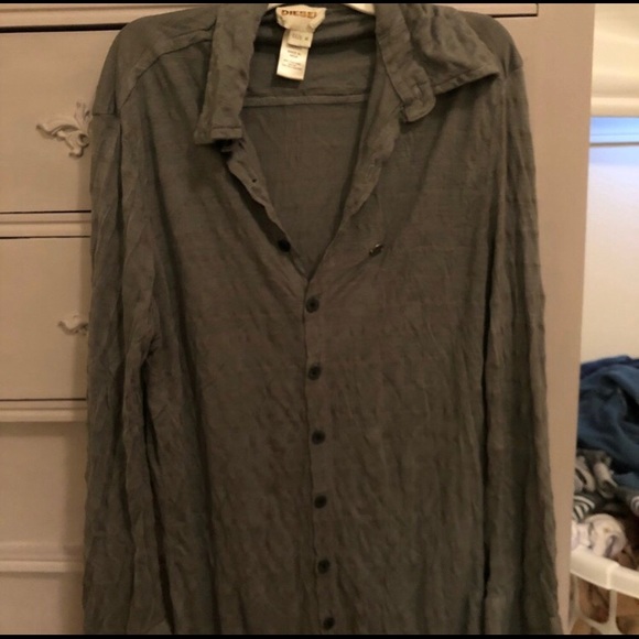 Diesel button up tunic - Picture 1 of 3
